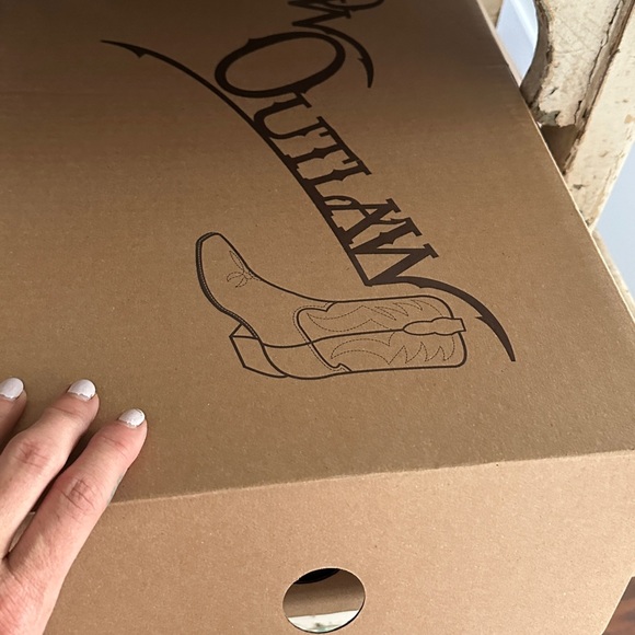 OUTLAW Cowboy Boots Brand New Ladies Adrian Tan sz. 8 - Picture 5 of 6